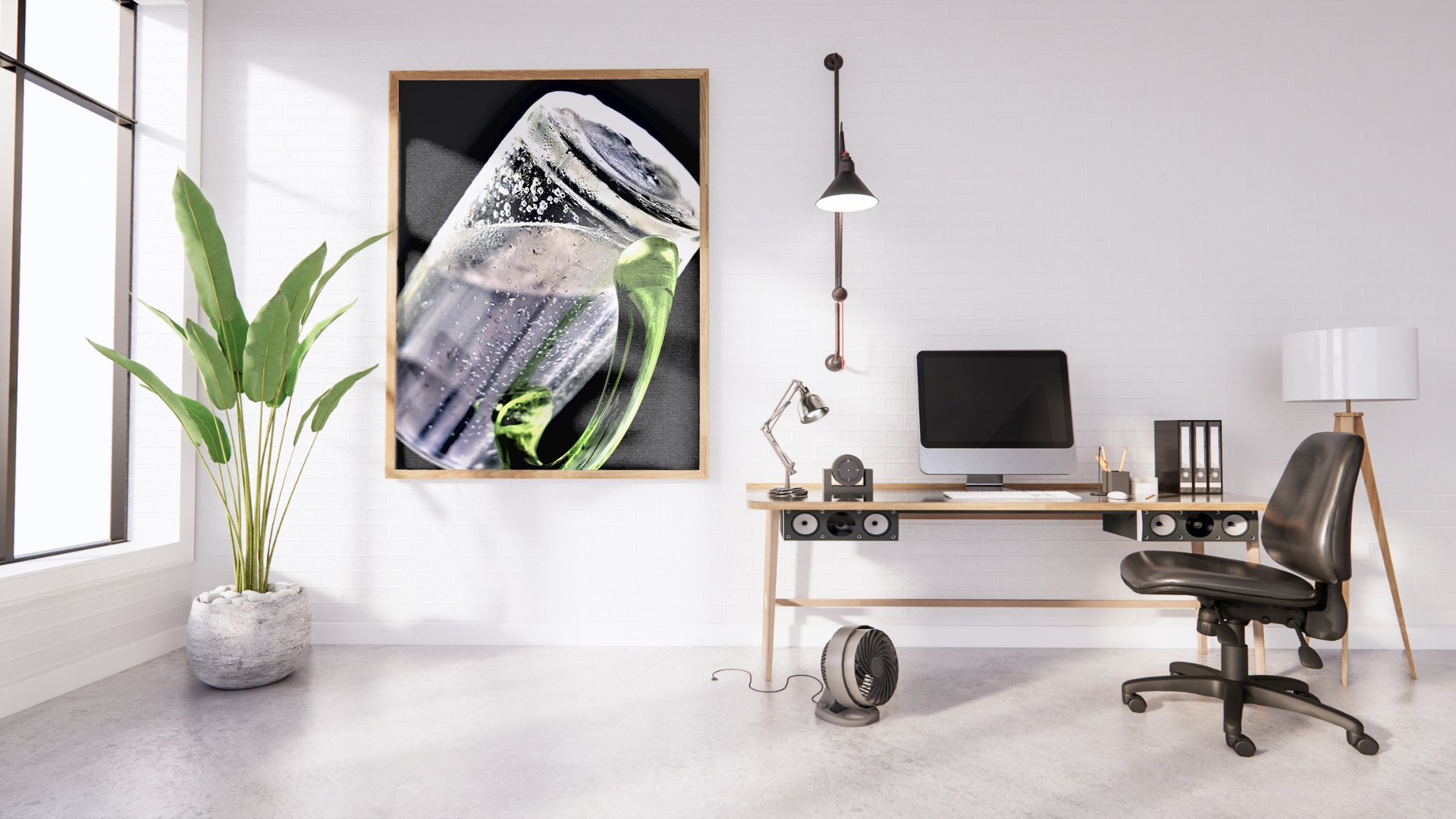 Glass Beyond Logic original abstract contextualised office art modern decor photo print by Blair Montague Drake